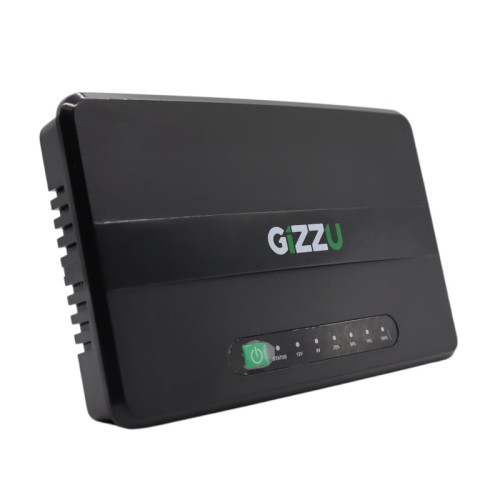 GIZZU 30W 32Wh 10400mAh Mini DC UPS – Black GIZZU 30W 32Wh 10400mAh Mini DC UPS – Black