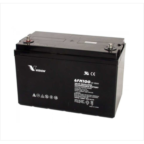 VISION DEEP CYCLE AGM BATTERY, 12V, 100AH